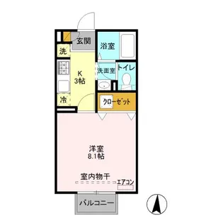 FORTONA木更津【1階】の間取り