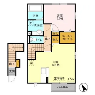 テイク陽光【2階】の間取り