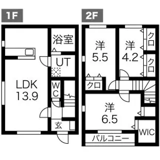 GRANDIR木更津Ⅰ棟【1階】の間取り