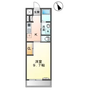 ハピネス【2階】の間取り