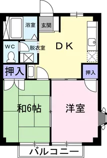 ファーストヒルズA【2階】の間取り