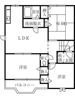 ブロードヒルⅤ【2階】の間取り