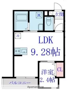 エスペリオ道場南【1階】の間取り