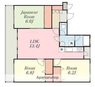 エスペラン相模大野【4階】の間取り
