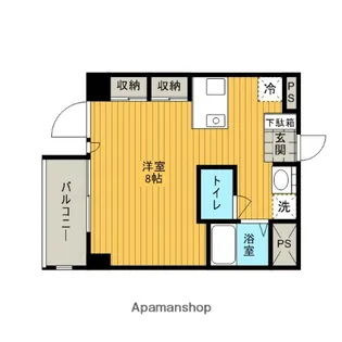 アールレジデンス【4階】の間取り