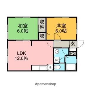 シエスタ【2階】の間取り