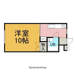 ツインハイツ鶴川B【2階】の間取り