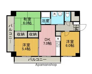 モリノフラット【3階】の間取り