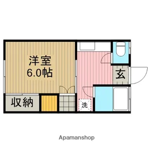 神奈川県相模原市南区相模大野5丁目【アパート】の間取り