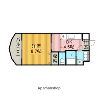 コンフィアンス【4階】の間取り