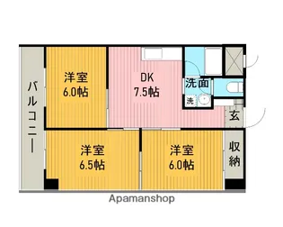 CLLエクセレンス松が枝Ⅰ【3階】の間取り