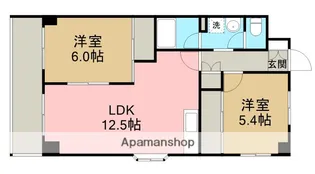 山上マンション【3階】の間取り