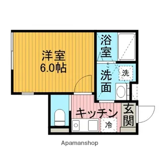 神奈川県相模原市緑区橋本1丁目【アパート】の間取り