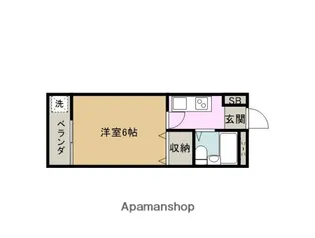 グリーンシャトル本町田【103号室】の間取り