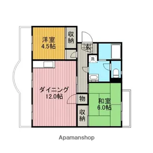 大幸マンションA【1階】の間取り