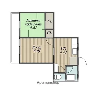 八重コーポ【2階】の間取り