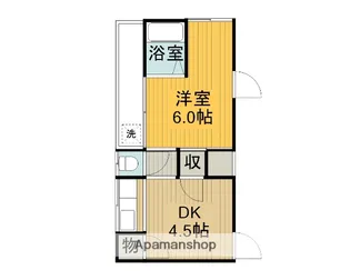 山本ハイツ【2階】の間取り