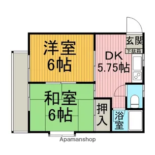 ヴィラ金森【2階】の間取り