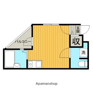 ロッシェル南台第4【3階】の間取り