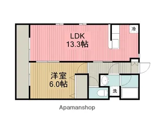 アンジュール【2階】の間取り