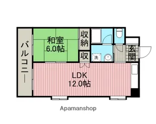 ケイアイビル【201号室】の間取り