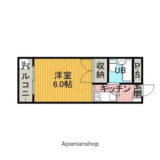 フリースクエアー英【3階】の間取り