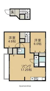 アイランド21【202号室】の間取り