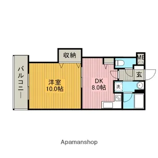 サニーハイツクボタ【2階】の間取り