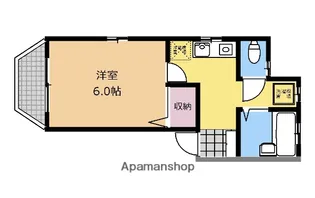 ローズヒルⅡ−A【102号室】の間取り
