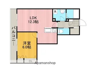 グラスガーデン相模大野【2階】の間取り