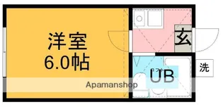 コーポ川口【103号室】の間取り