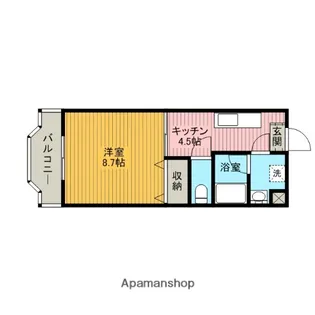 ウエストルム【2階】の間取り