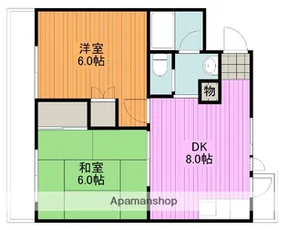 ヒルズ司Ⅰ【3階】の間取り