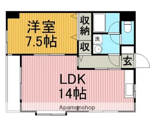 メゾンドAⅡ【5階】の間取り