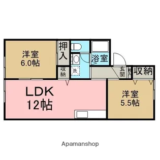 アイエヌハイツⅢ【1階】の間取り