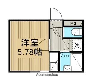 ヒルトップ町田【102号室】の間取り