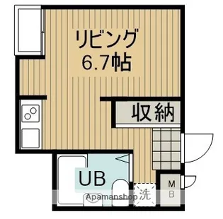 町田リバーサイドハウス【104号室】の間取り