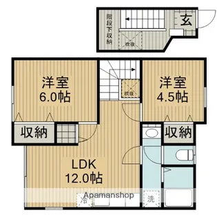シャルマン木曽【2階】の間取り