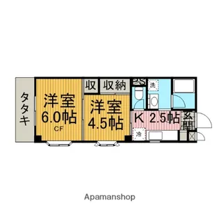 メッツ町田【101号室】の間取り