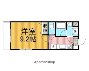 ボンヌシャンス【108号室】の間取り