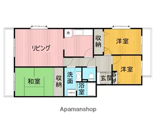 パリハイツ【1階】の間取り