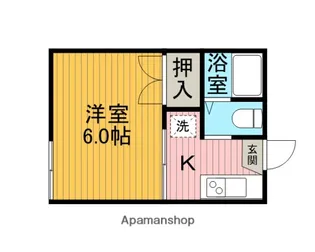神奈川県相模原市南区御園3丁目【アパート】の間取り