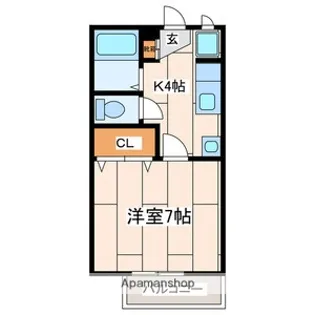 エクレール【2階】の間取り
