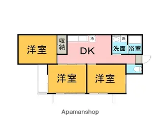 パークサイド壱番館【4階】の間取り