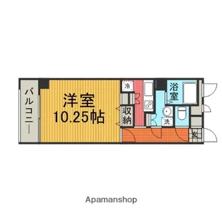 サーティーフォービル【6階】の間取り