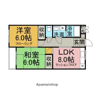 カーサ相模原【2階】の間取り