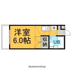 ハウス玉川学園【205号室】の間取り