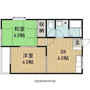 シルクコート【2階】の間取り