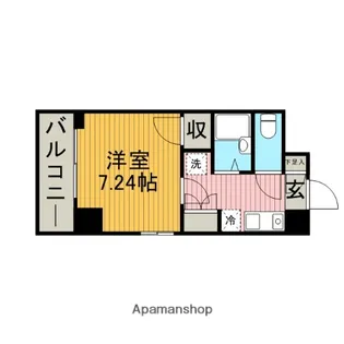 リシェール町田【7階】の間取り