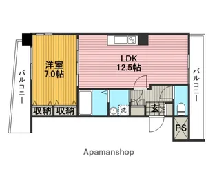 パークヒルズ町田【6階】の間取り